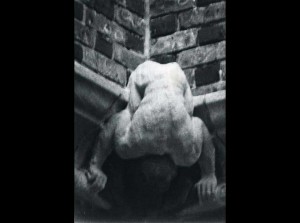 Gargoyle doing Headstand