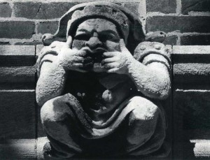 Gargoyle Making a Face